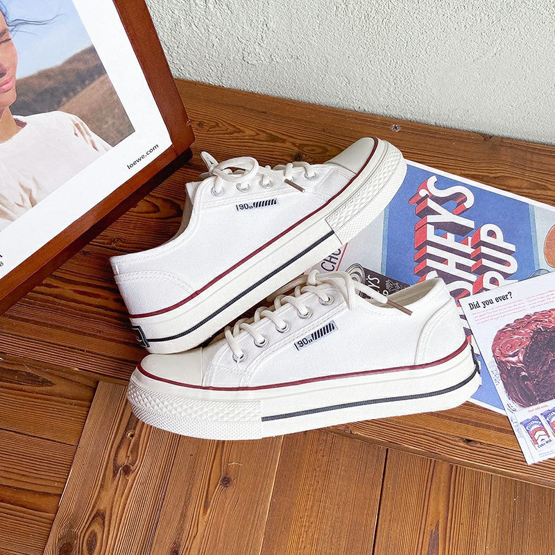 Stylish Women's Mango Toe Korean Canvas Shoes Newgew