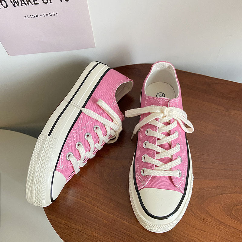 Women's Retro Classic Versatile Couple Board Canvas Shoes Newgew