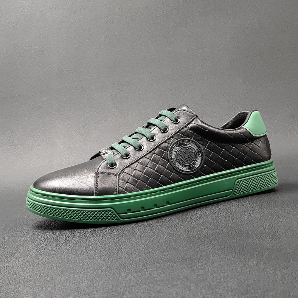 Men Leather Fashion Leather Flat Casual Shoes Newgew Shoes