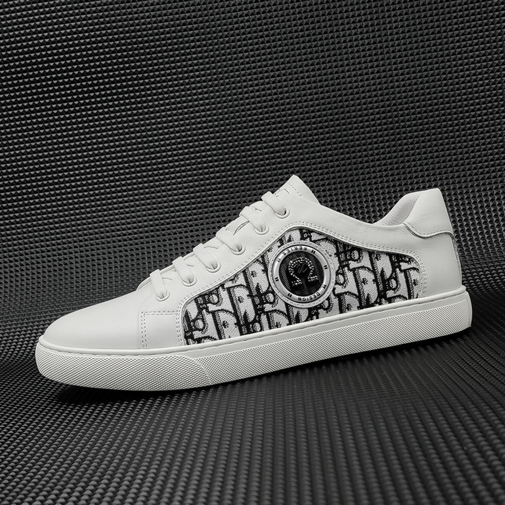 Men Fashion Textile Canvas Flat Casual Shoes Newgew Shoes