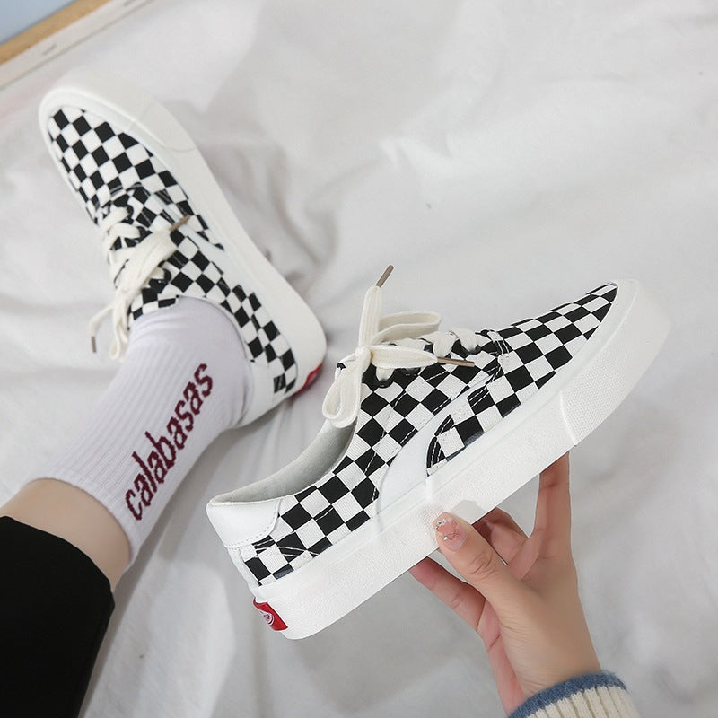 Unique Stitching Vintage Street Snap Canvas Shoes Newgew