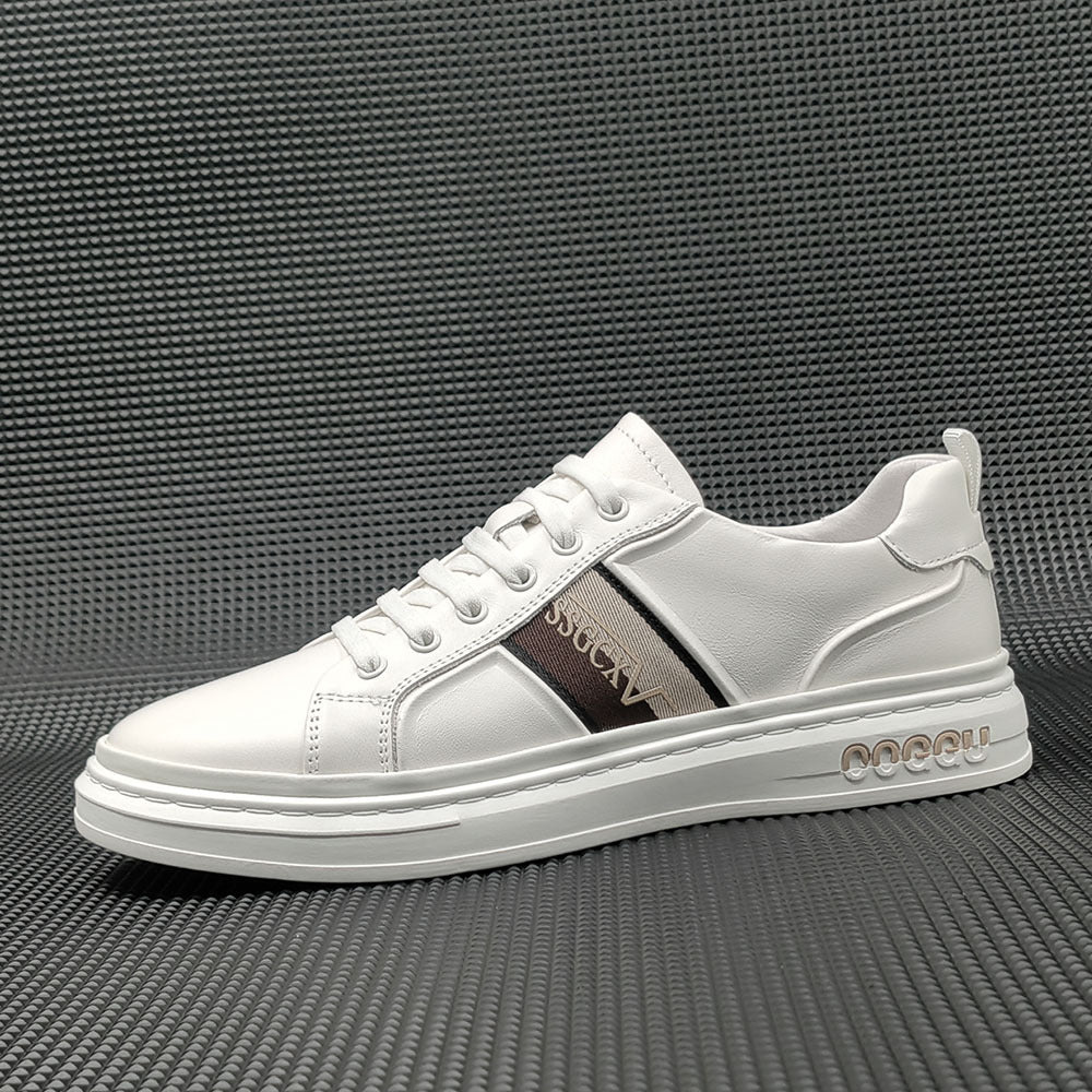 Men Fashion Leather Flat Slip-on Casual Shoes Newgew Shoes