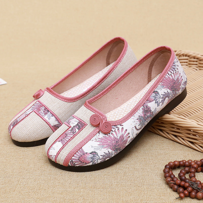 Women's Summer Old Cloth Soft Canvas Shoes Newgew