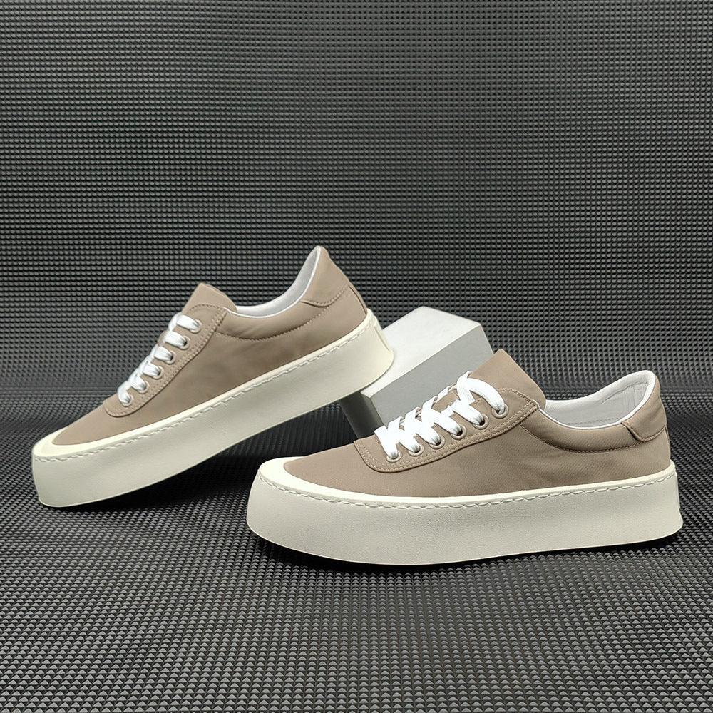Men Minimalist Breathable Pure Canvas Flat Casual Shoes Newgew Shoes