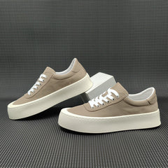 Men Minimalist Breathable Pure Canvas Flat Casual Shoes Newgew Shoes