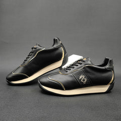 Men Fashion Leather Comfort Flat Casual Shoes Newgew Shoes