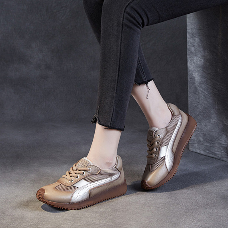 Women Retro Breathable Mesh Casual Training Sneakers Newgew Shoes