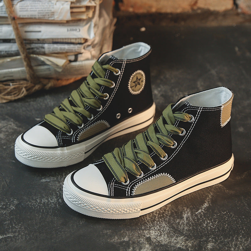 Creative Beautiful Women's Spring Beggar Female Canvas Shoes Newgew