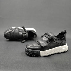 Men Retro Minimalist Leather Casual Shoes Newgew Shoes