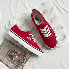 Women's Style Summer Skateboard Trendy White Street Canvas Shoes Newgew