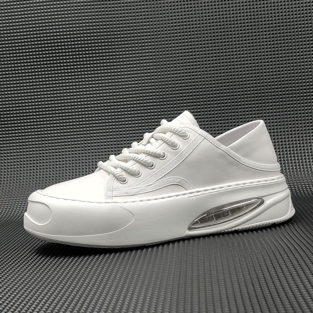 Men Minimalist Soft Leather Flat Casual Shoes Newgew Shoes