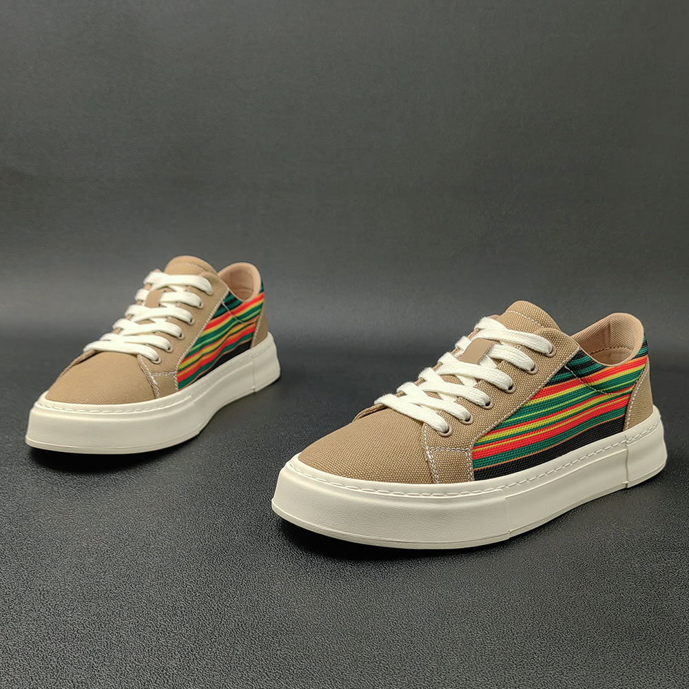 Men Fashion Denim Canvas Slip-on Casual Shoes Newgew Shoes