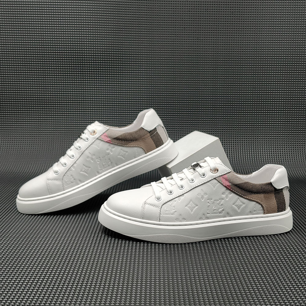 Men Color Matching Fashion Flat Casual Shoes Newgew Shoes