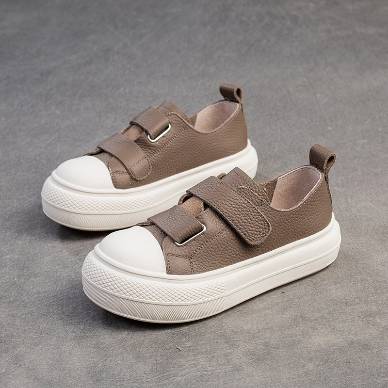 Women Minimalist Soft Leather Flat Casual Shoes Newgew Shoes