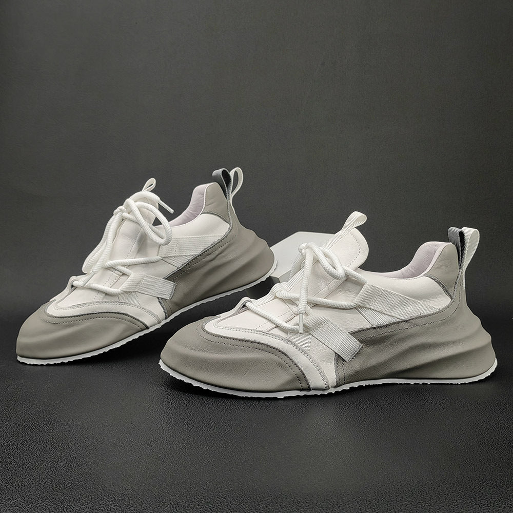 Men Minimalist Fashion Leather Casual Shoes Newgew Shoes