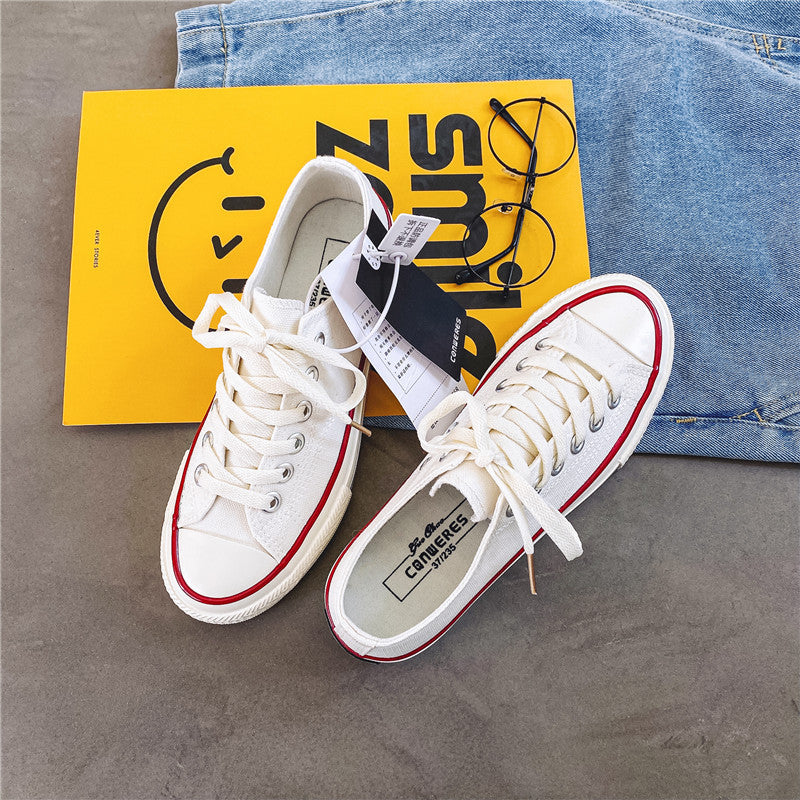 Street Shooting Classic Retro Replica Female Canvas Shoes Newgew