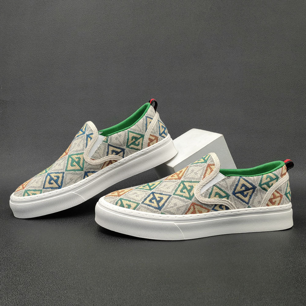 Men Fashion Casual Flat Canvas Shoes Newgew Shoes