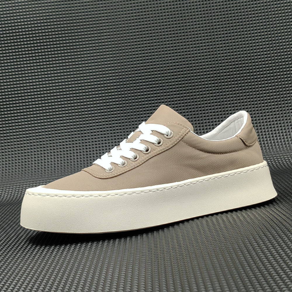 Men Minimalist Breathable Pure Canvas Flat Casual Shoes Newgew Shoes