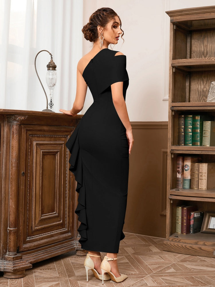 Stylish One-Shoulder Dress Newgew Dresses
