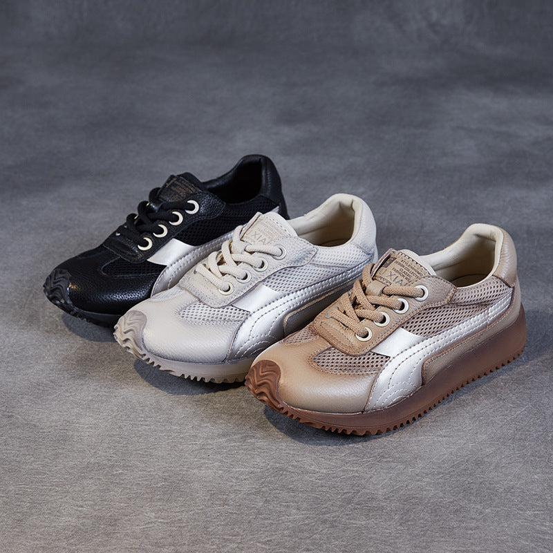 Women Retro Breathable Mesh Casual Training Sneakers Newgew Shoes