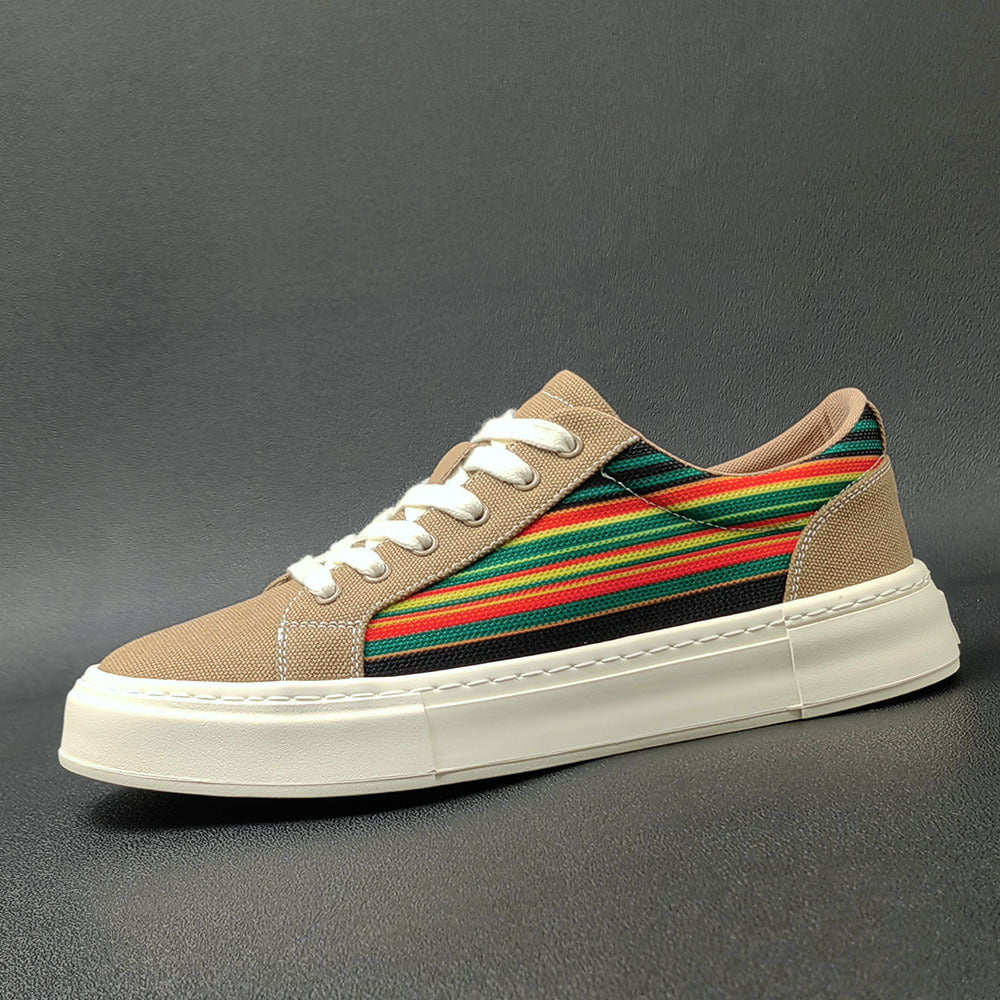 Men Fashion Denim Canvas Slip-on Casual Shoes Newgew Shoes