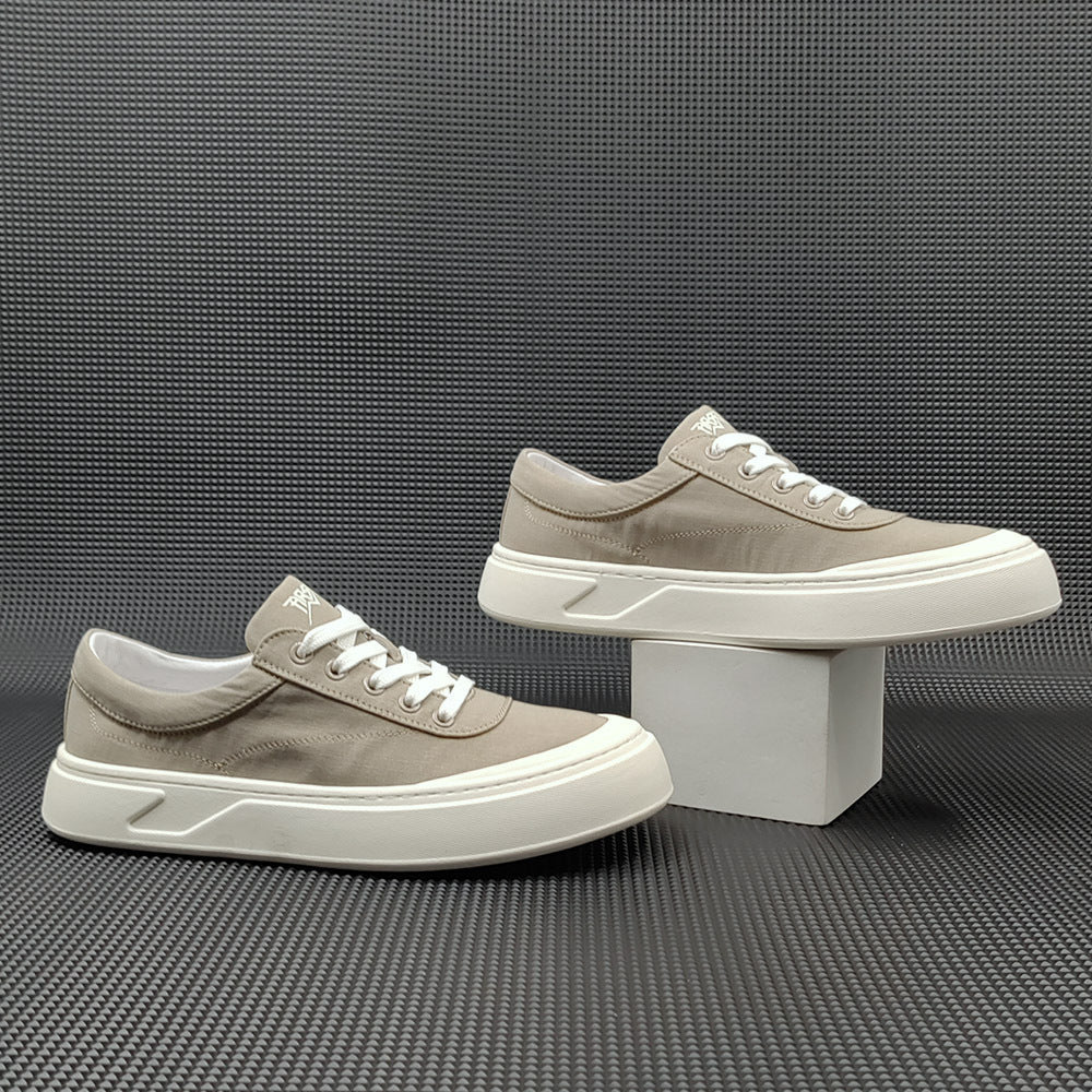 Men Fashion Breathable Canvas Flat Casual Shoes Newgew Shoes