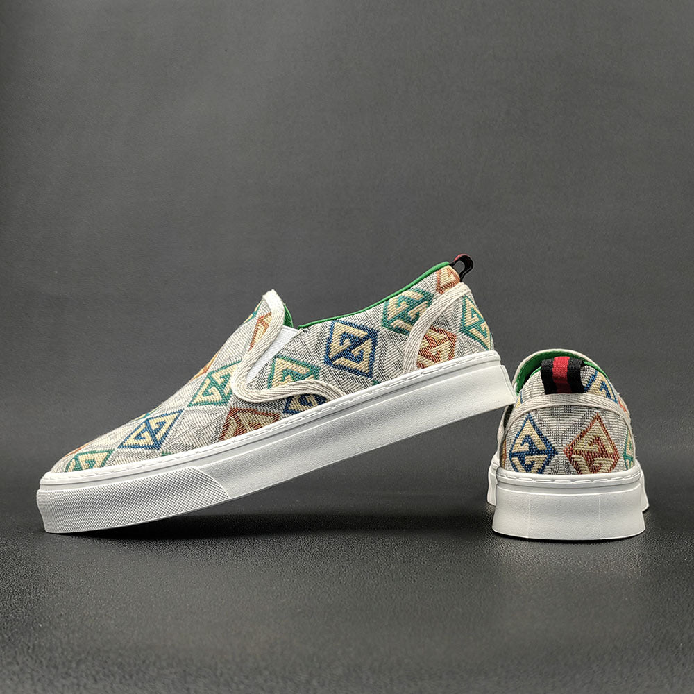 Men Fashion Casual Flat Canvas Shoes Newgew Shoes