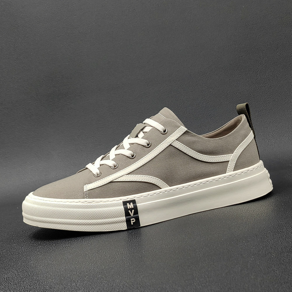 Men Fashion Breathable Canvas Flat Casual Shoes Newgew Shoes