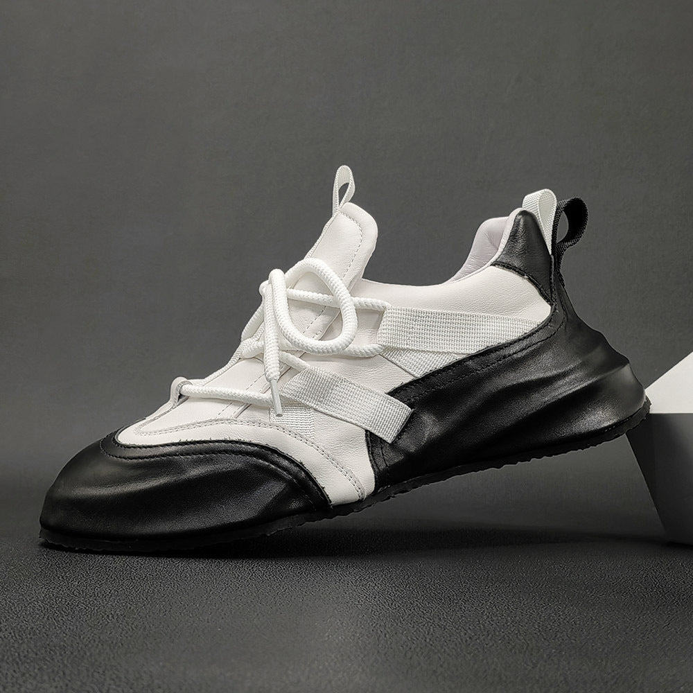 Men Minimalist Fashion Leather Casual Shoes Newgew Shoes