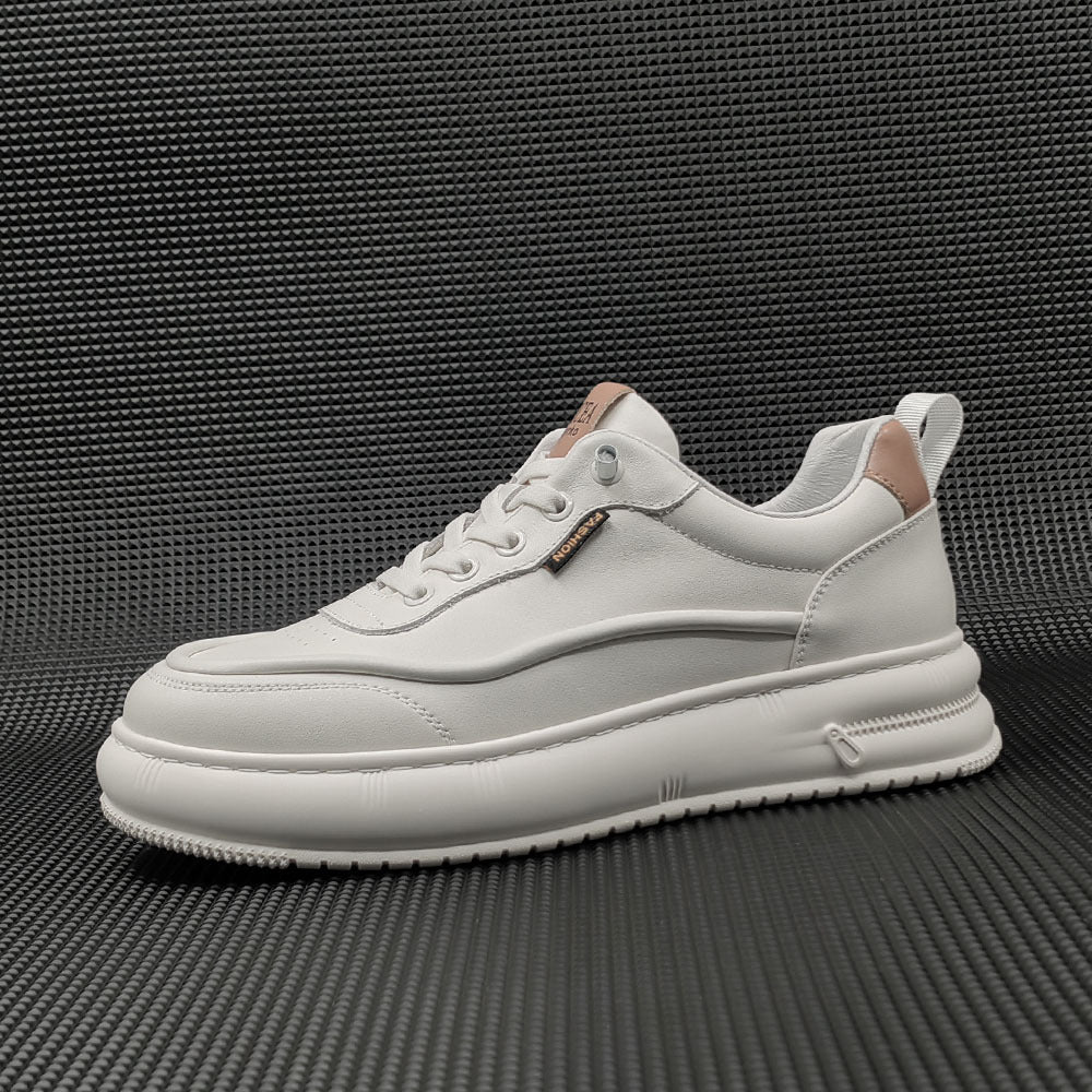 Men Fashion Leather Flat Casual Shoes Newgew Shoes