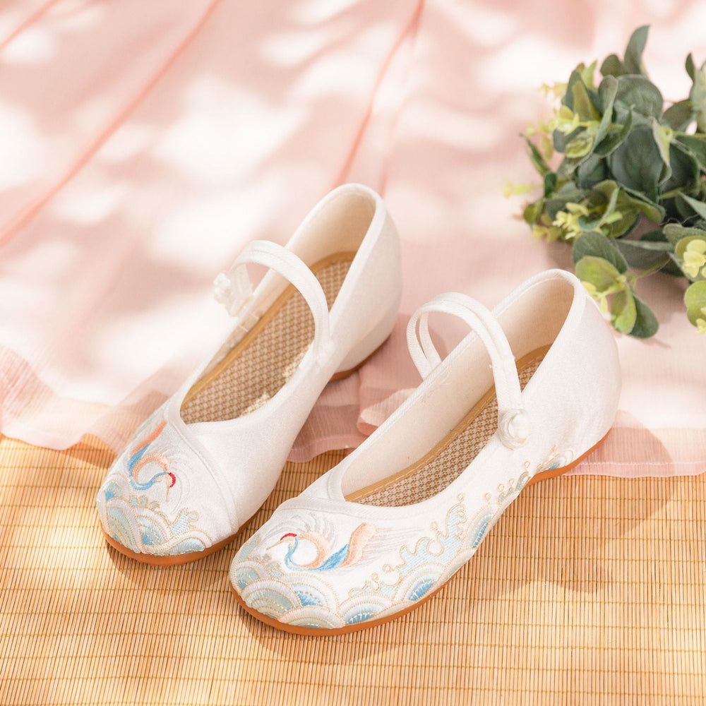 Women's Smoke Summer And Han Elements Mercerizing Satin Canvas Shoes Newgew