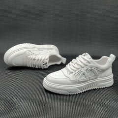 Men Casual Fashion Breathable Leather Sneakers Newgew Shoes