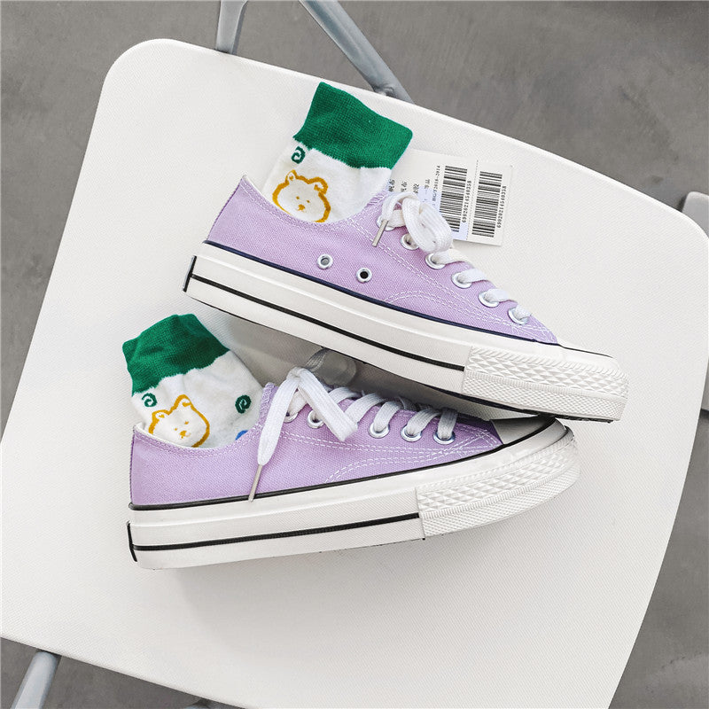 Street Shooting Classic Retro Replica Female Canvas Shoes Newgew