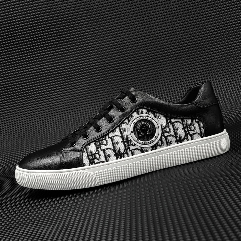 Men Fashion Textile Canvas Flat Casual Shoes Newgew Shoes