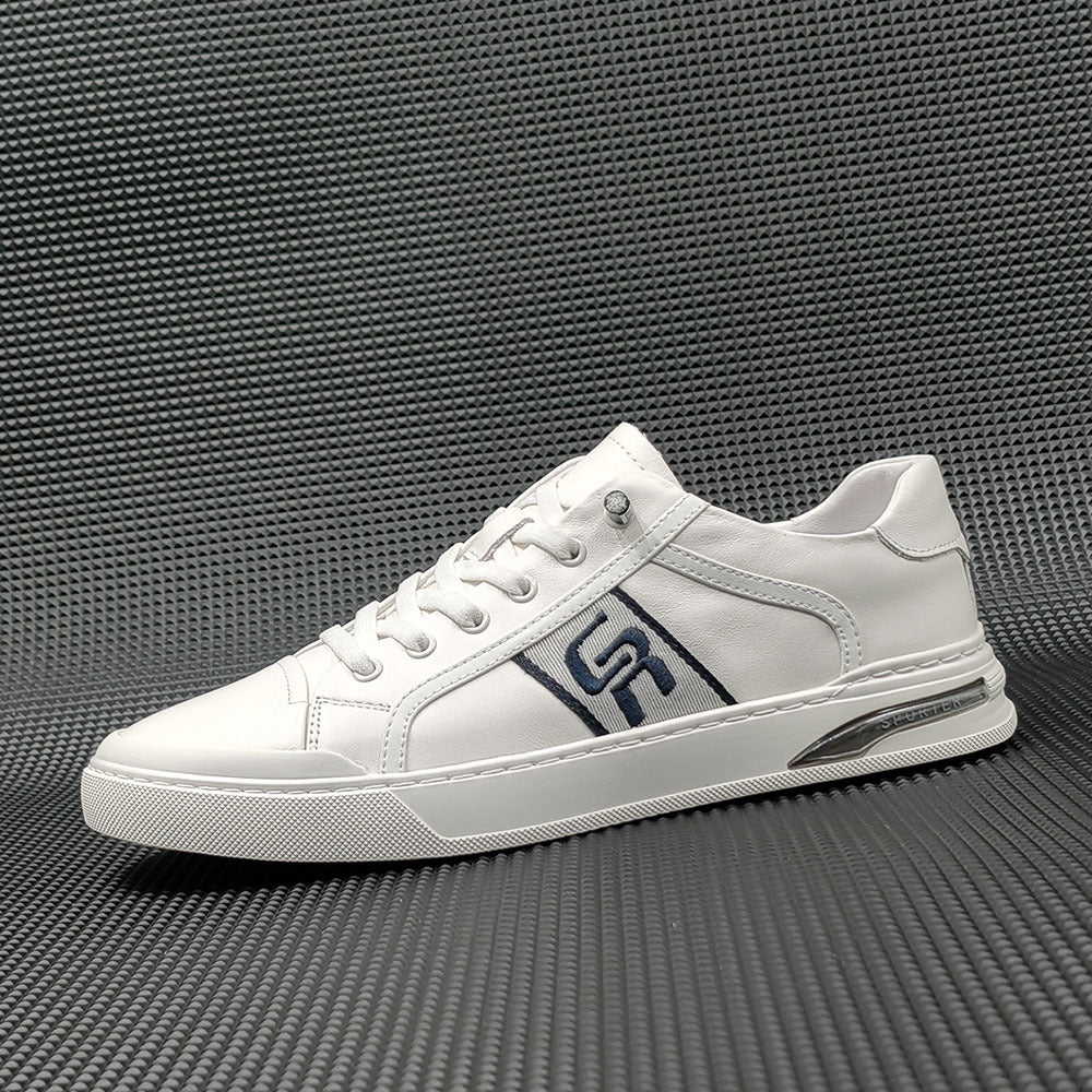 Men Fashion Soft Leather Flat Casual Shoes Newgew Shoes
