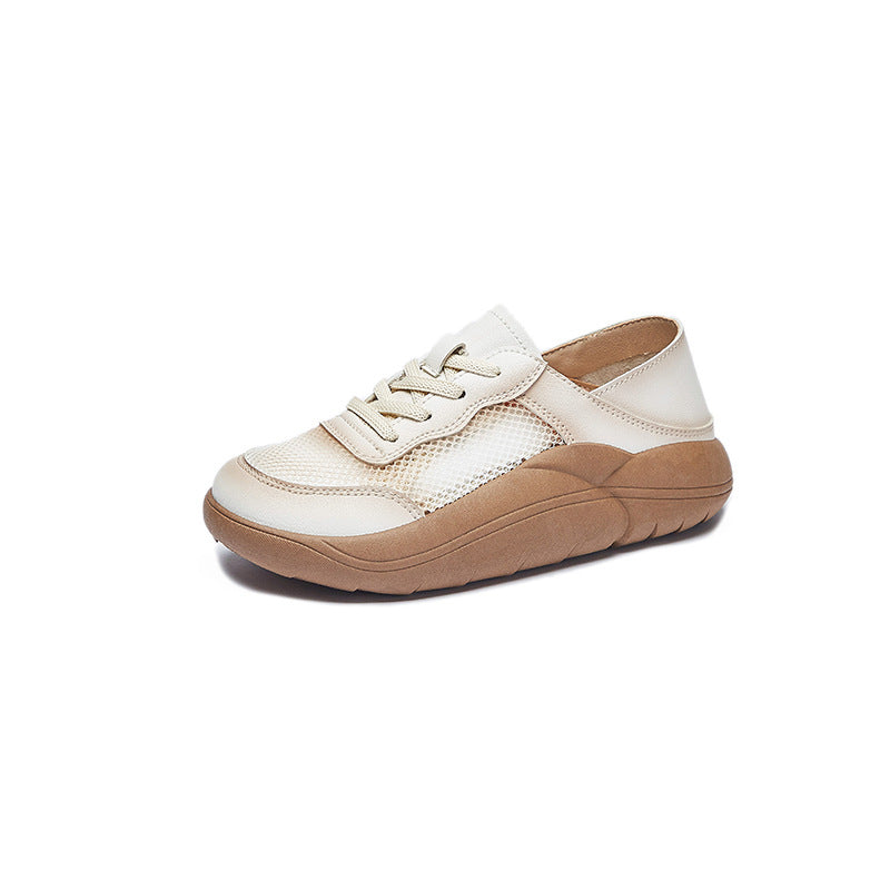 Women's Summer Mesh Breathable White Korean Canvas Shoes Newgew