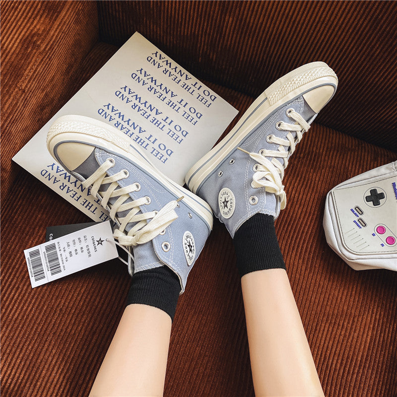 Slouchy Attractive Unique Women's Korean Versatile Canvas Shoes Newgew