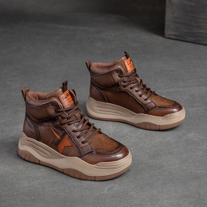 Women Retro Fashion Causal Ankle Boots Newgew Shoes