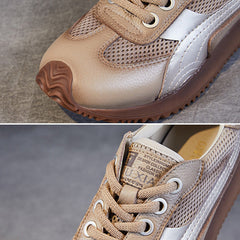 Women Retro Breathable Mesh Casual Training Sneakers Newgew Shoes
