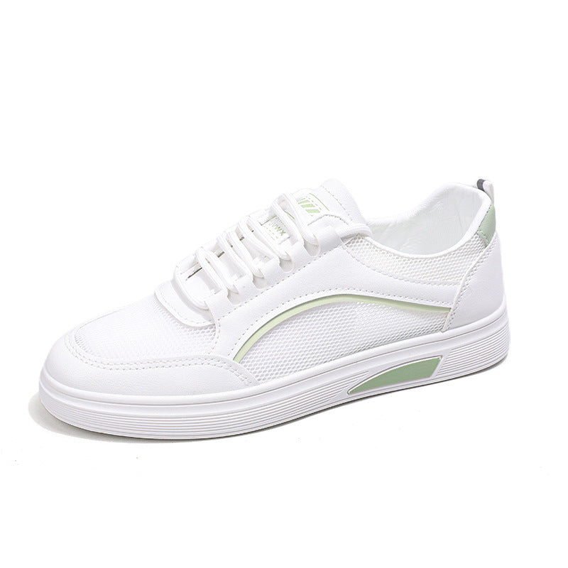 Women's White Summer Korean Style Flat Versatile Canvas Shoes Newgew