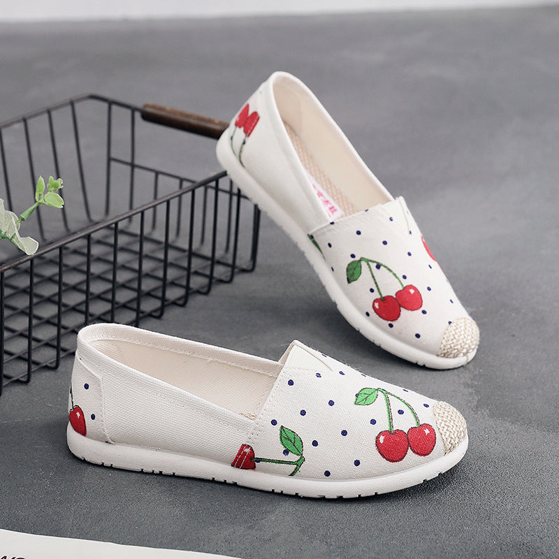 Stylish Women's Cloth Spring Comfortable Soft Canvas Shoes Newgew