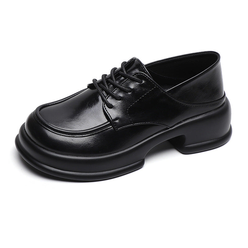 Women Retro Casual Thick Sole Loafers Newgew Shoes