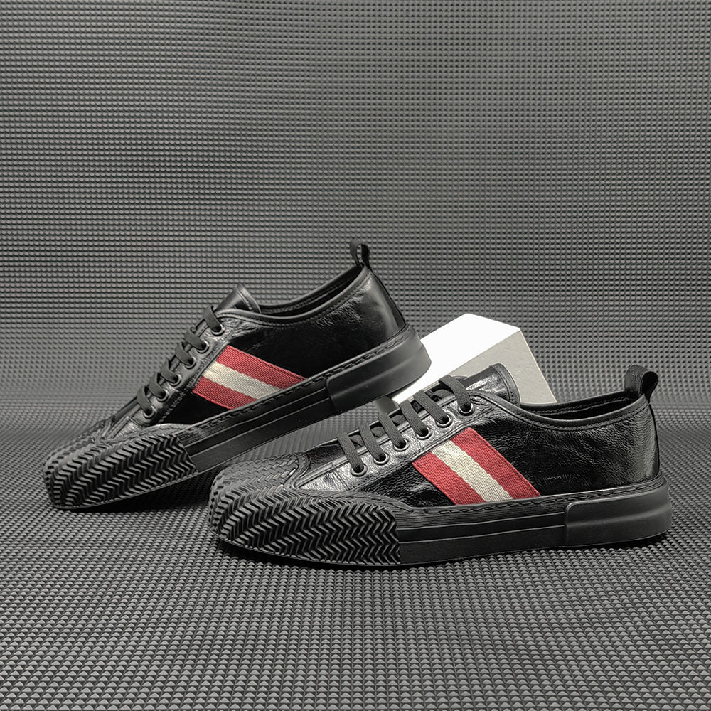 Men Minimalist Leather Flat Casual Shoes Newgew Shoes