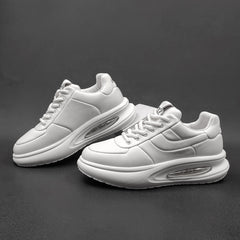 Men Minimalist Leather Thick Soled Casual Shoes Newgew Shoes