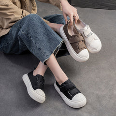 Women Minimalist Soft Leather Flat Casual Shoes Newgew Shoes