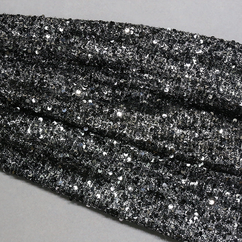 Statement Sequin Bow Midi Dress Newgew