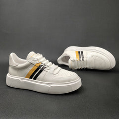 Men Casual Fashion Leather Flat Shoes Newgew Shoes
