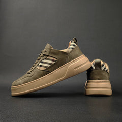 Men Fashion Patchwork Breathable Flat Casual Shoes Newgew Shoes