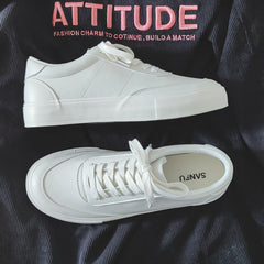 Men Minimalism Fashion Flat Casual Skate Shoes Newgew Shoes