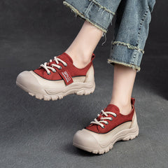 Women Minimalist Soft Leather Comfort Casual Shoes Newgew Shoes